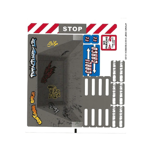Lego Sticker Sheet 1 for Set 8198-1