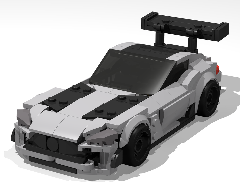 Lego mercedes amg gt black series grey version
