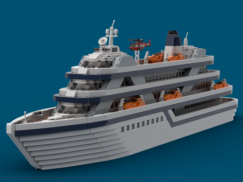 Lego "The Ship" - Cruise Ship / Passenger Ferry (microscale)