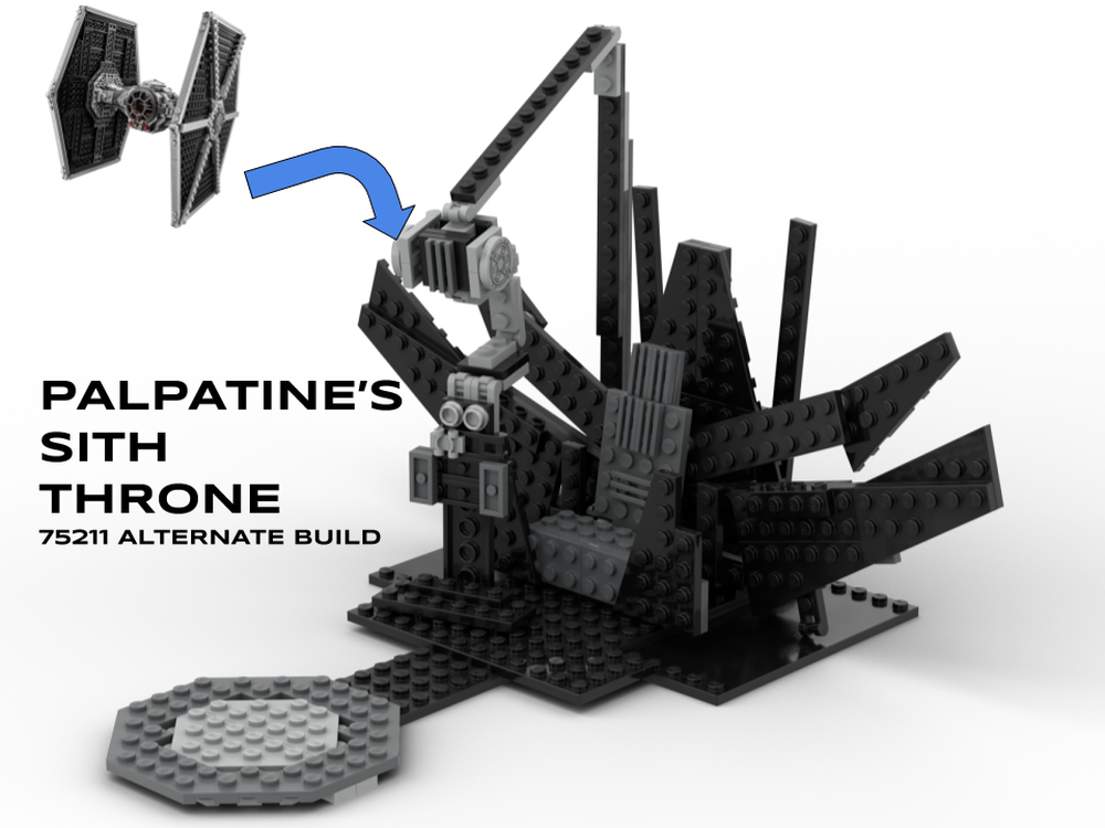 Lego Palpatine's Sith Throne - 75211 alternate build - Star Wars Episode 9
