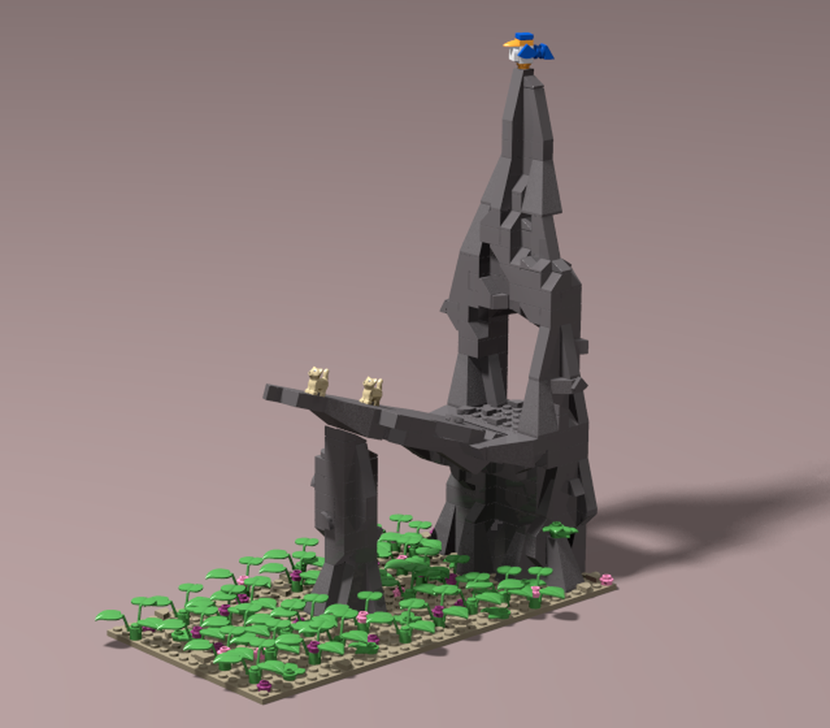 Lego Pride Rock (Lion King)