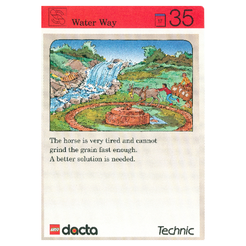 Lego Activity Card, Set 9603, Invention 35 - Water Way