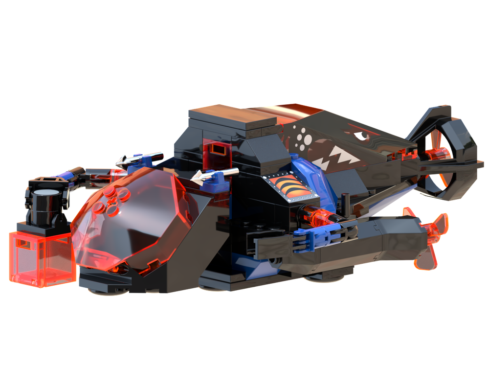 Lego Aqua - Shark - Dockable Submarine