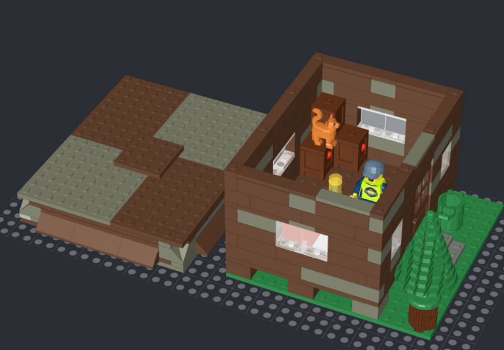 Lego Forest hut