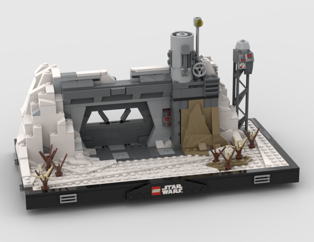 Lego Terrain Addition/Base For #75386 (Paz Vizsla & Moff Gideon Battle)