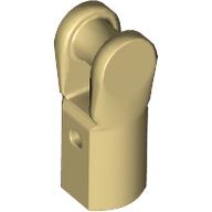 Lego Bar Holder with Hole and Bar Handle / Tan