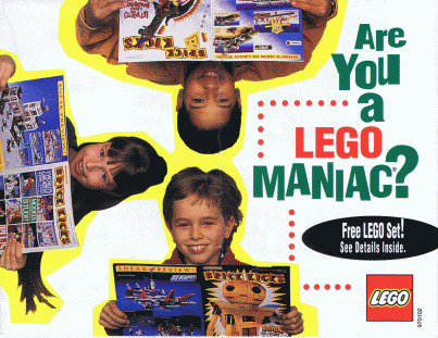 Lego 1993 Insert - Builders Club (970102)