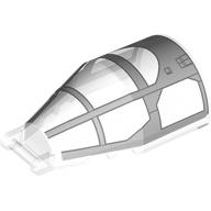 Lego Windscreen 7 x 4 x 2 Round with Handle with Light Bluish Grey Cockpit print