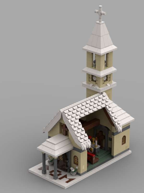Lego Church Winter Village 2.0