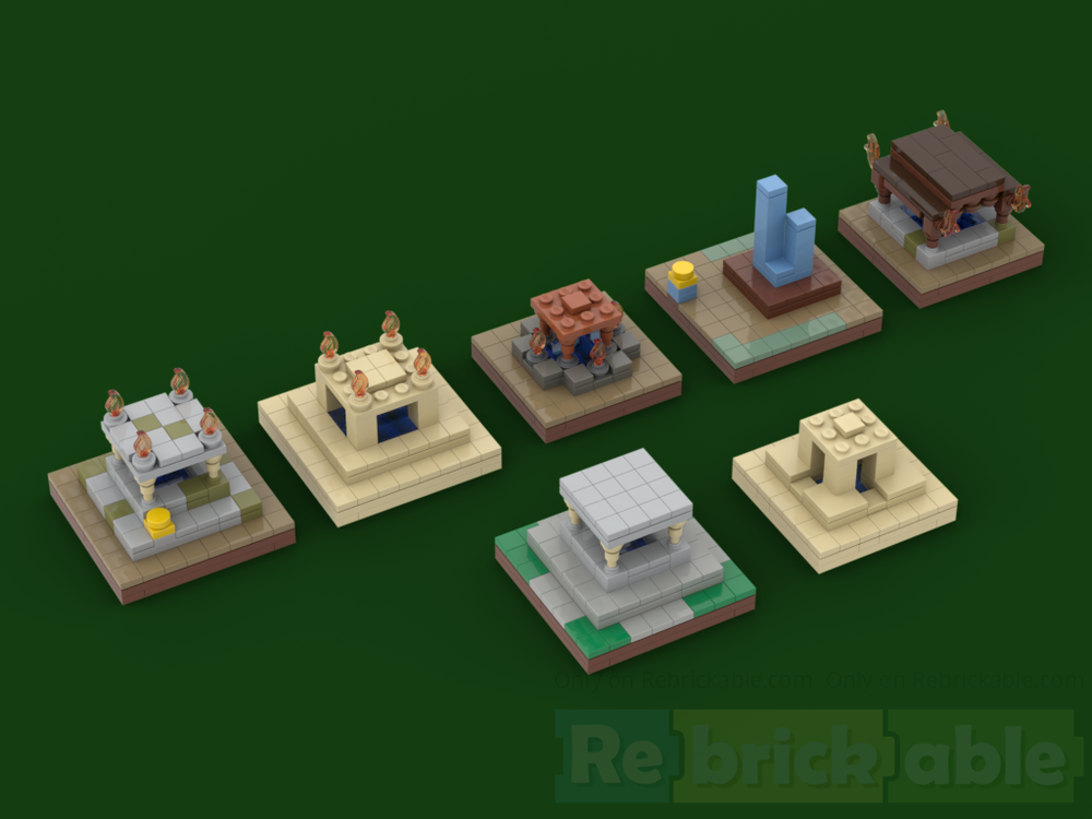 Lego Micro MC: Village Wells