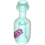 Lego Equipment Bottle with Bright Pink 'DRINK ME' Label Print (Alice)