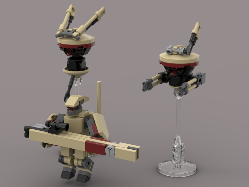 Lego Simple Tau Soldier with Drones