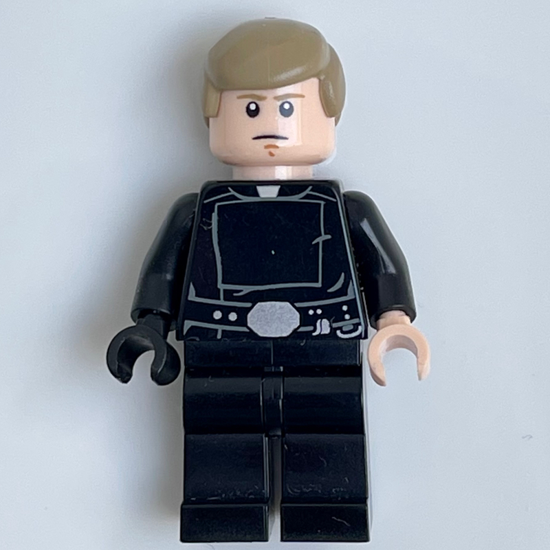 Lego Luke Skywalker, Final Duel Outfit, Short Dark Tan Hair