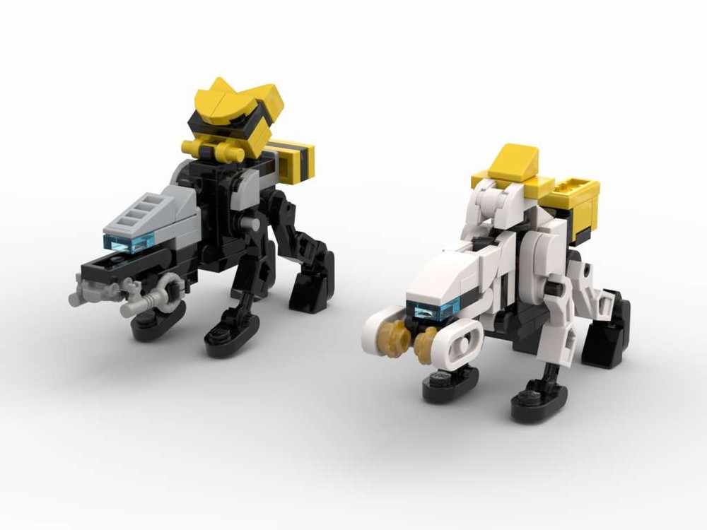 Lego Scrapper and Scrounger from Horizon Forbidden West