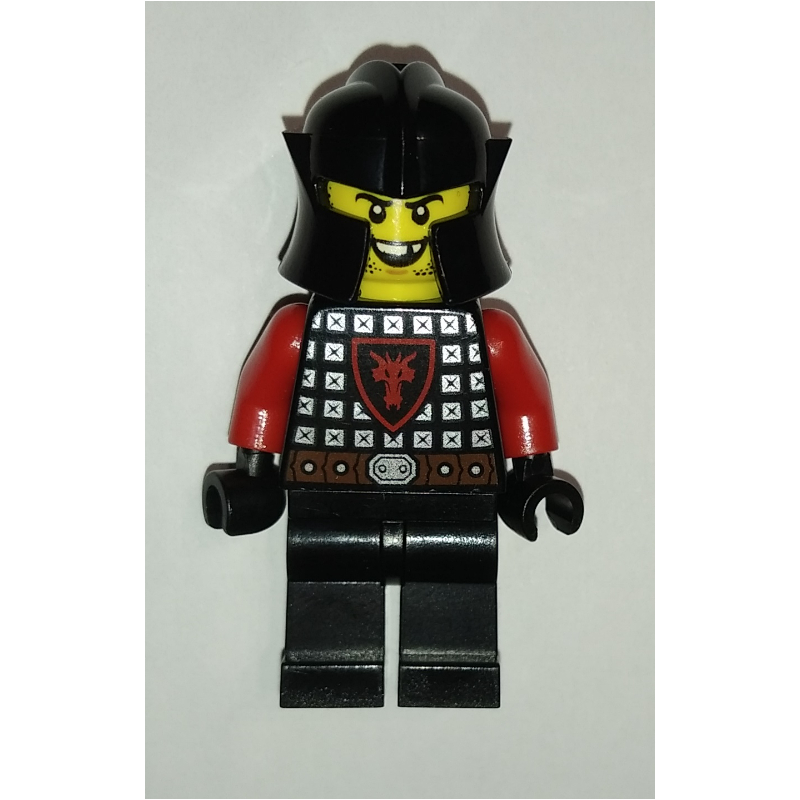 Lego Dragon Knight, Red, Helmet, Stubble