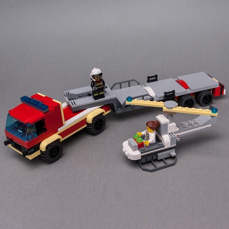 Lego 60282 Helicopter Transporter Truck