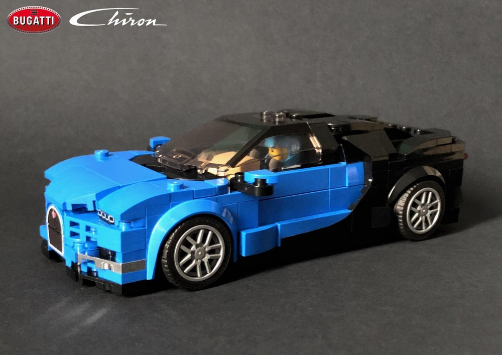 Lego Bugatti Chiron - Speed Champions 8 Studs wide