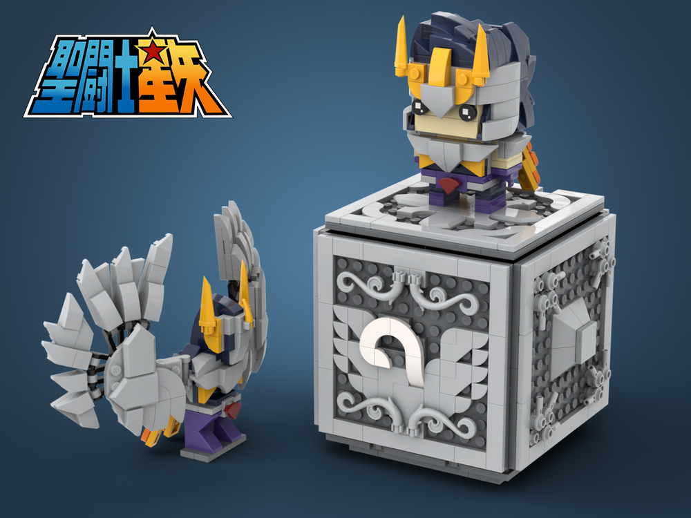 Lego Ikki + Phoenix armor + Pandora box
