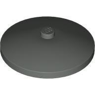 Lego Dish 4 x 4 Inverted [Radar] / Dark Gray