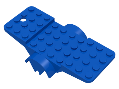 Lego Fabuland Airplane Base 10 x 4 / Blue