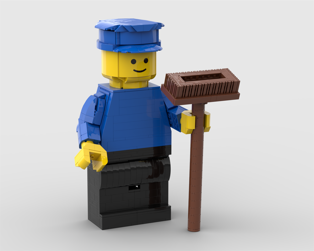 Lego Upscaled street sweeper
