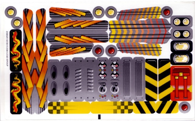 Lego Sticker Sheet for Set 5220-1
