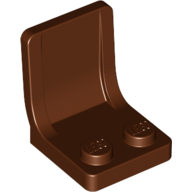 Lego Seat / Chair 2 x 2 / Reddish Brown