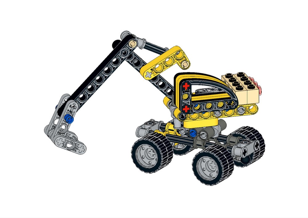 Lego Heavy-Duty Wheeled Excavator
