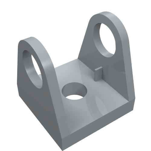 Lego String Reel 2 x 2 Winch Holder / Light Bluish Gray