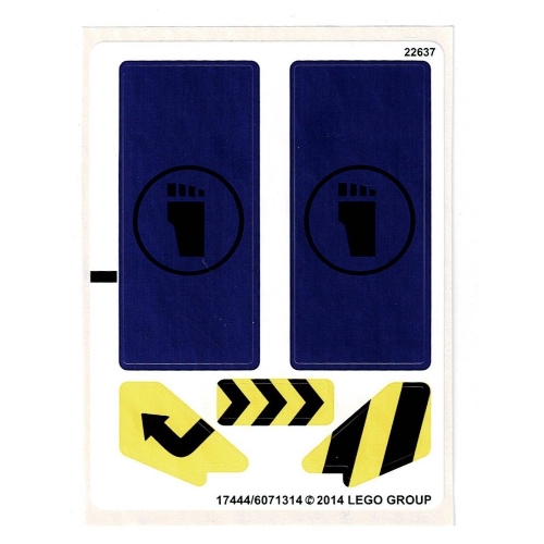 Lego Sticker Sheet for Set 79122-1
