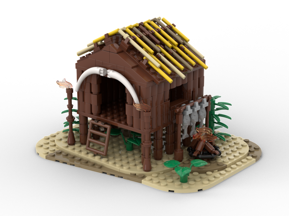 Lego Wooden Hut