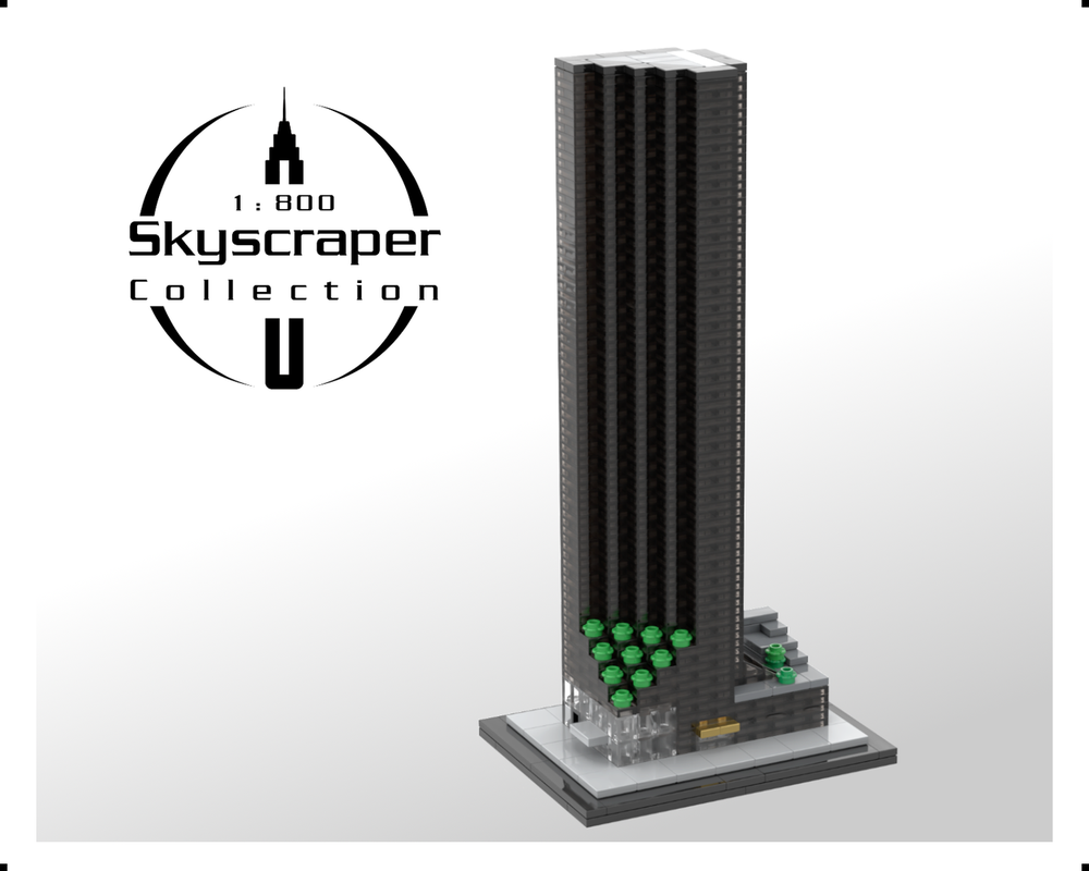 Lego Trump Tower 1:800 Scale
