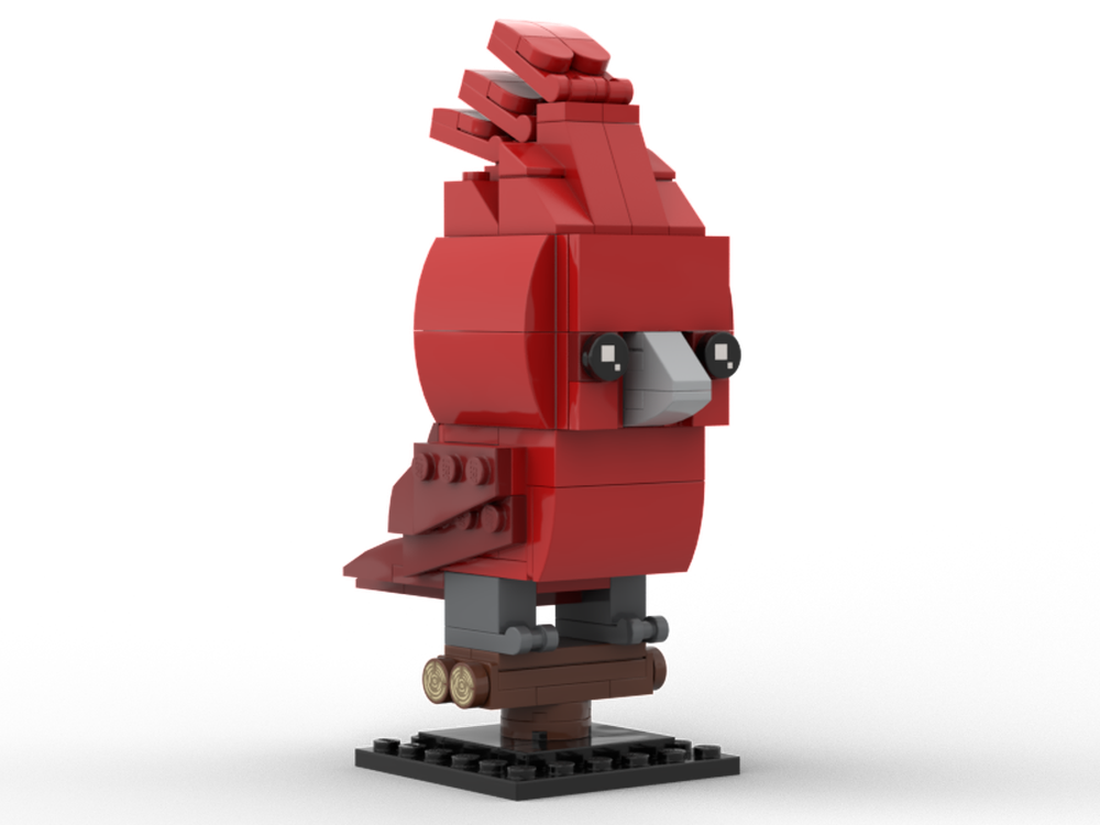 Lego Vermilion Cardinal: Birdheadz
