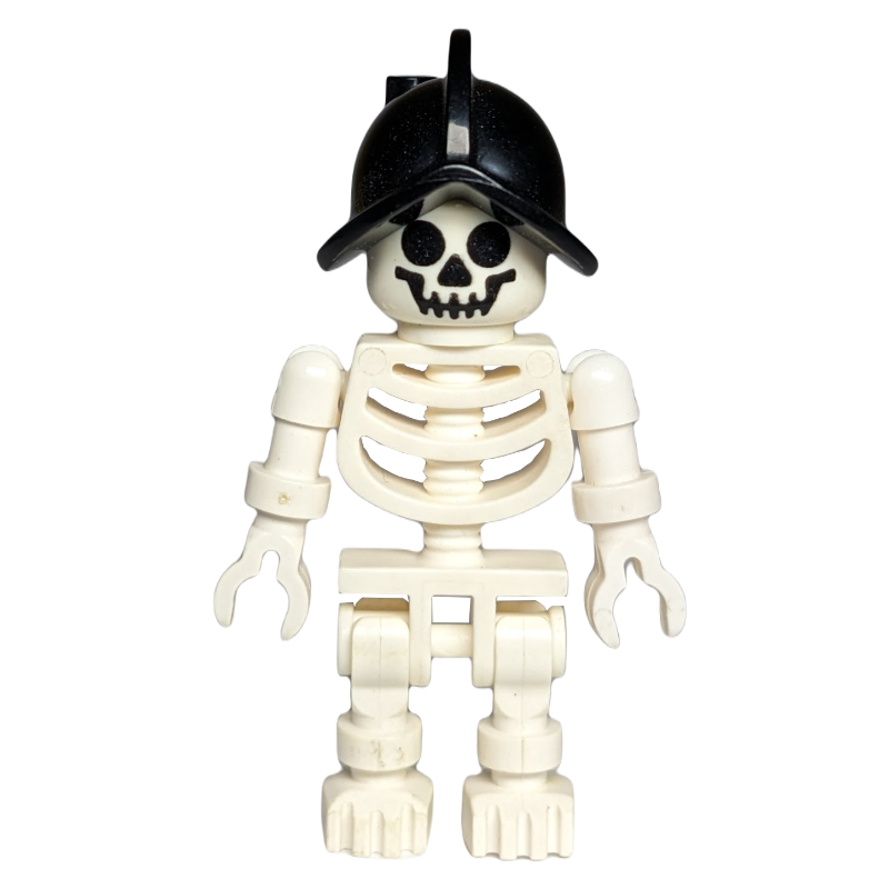 Lego Skeleton, Standard Face, Conquistador Helmet