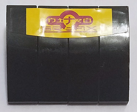 Lego Stickered Assembly 4 x 3 x 1 with 'NITRO GRAFIX' on Yellow Background Pattern (Sticker) - Set 8666