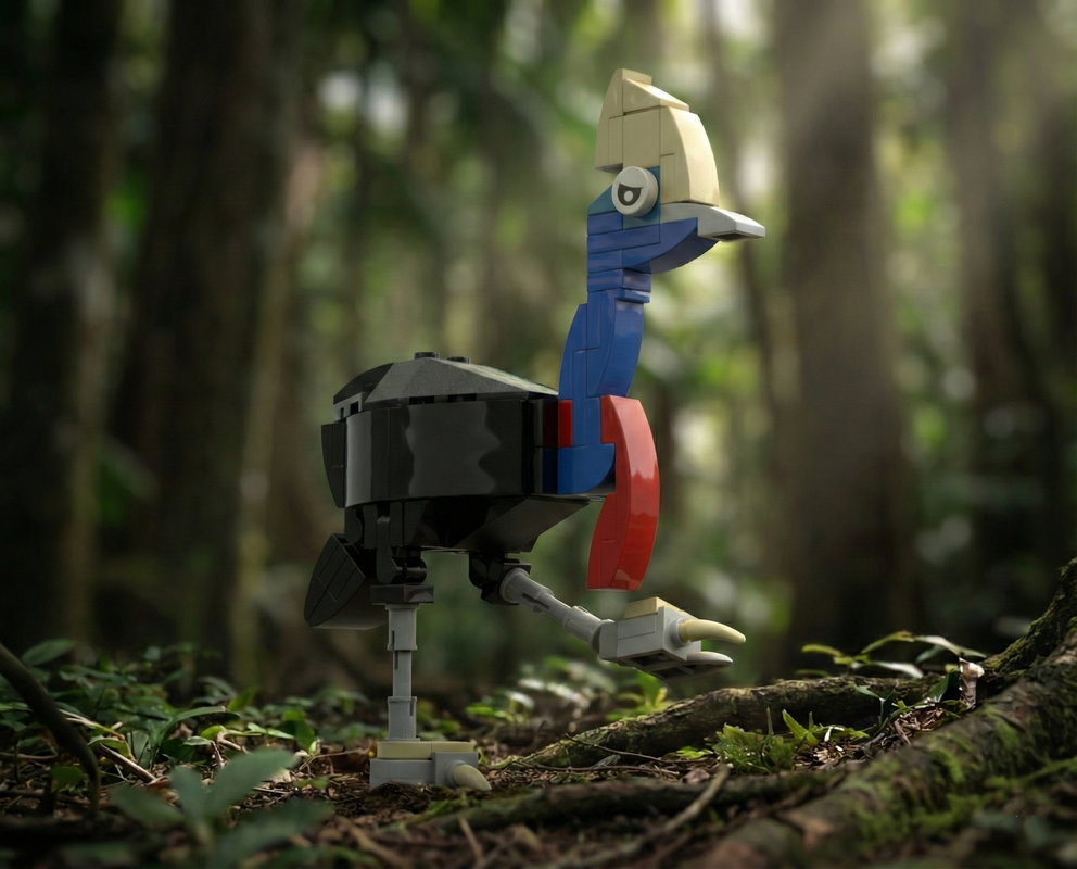 Lego Cassowary (Casuarius casuarius)