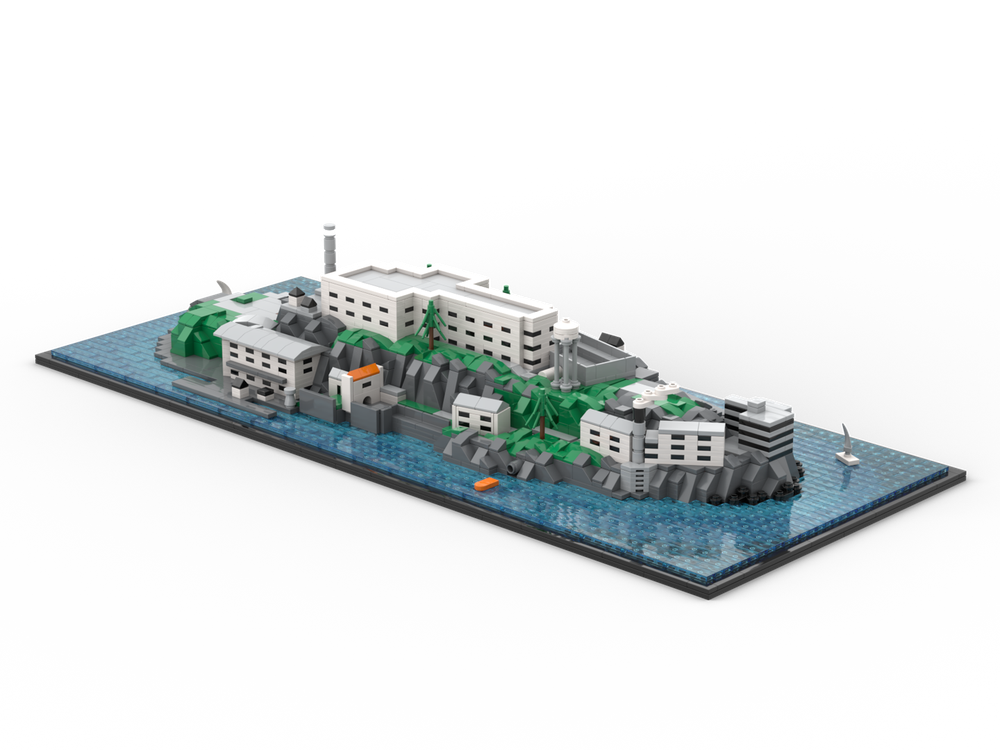Lego Alcatraz Island