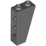 Lego Brick Sloped Inverted 75° 2 x 1 x 3 / Dark Bluish Gray