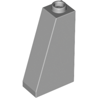 Lego Brick Sloped 75° 2 x 1 x 3 with Hollow Stud / Light Bluish Gray