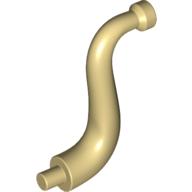 Lego Animal Body Part / Plant, Tail / Trunk / Tentacle / Tongue / Vine / Tree Branch (Short Tip) / Tan