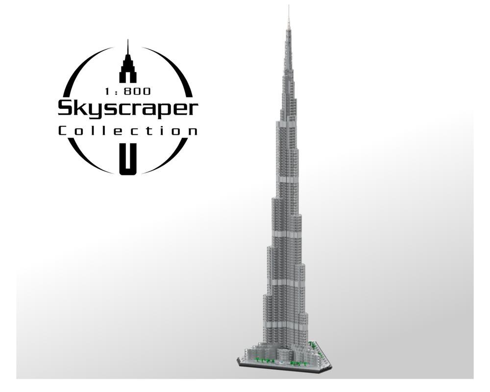 Lego Burj Khalifa 1:800 Scale (New Version 2026)