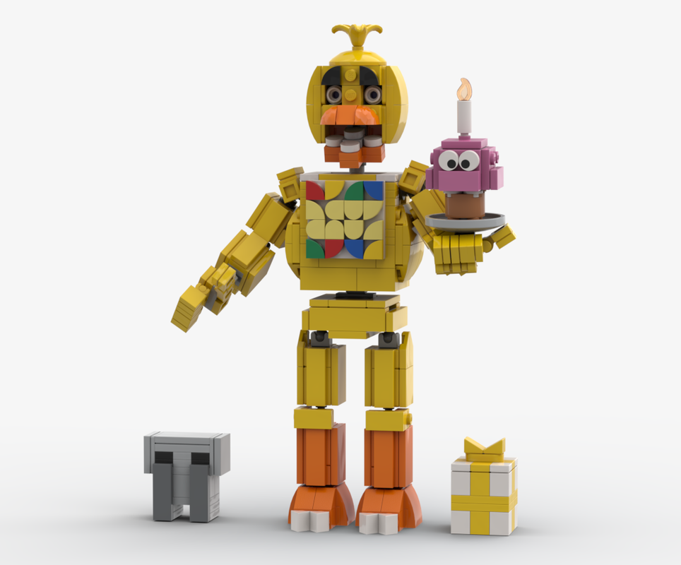 Lego Chica The Chicken- Five Nights at Freddy's