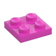 Lego Plate 2 x 2 / Dark Pink