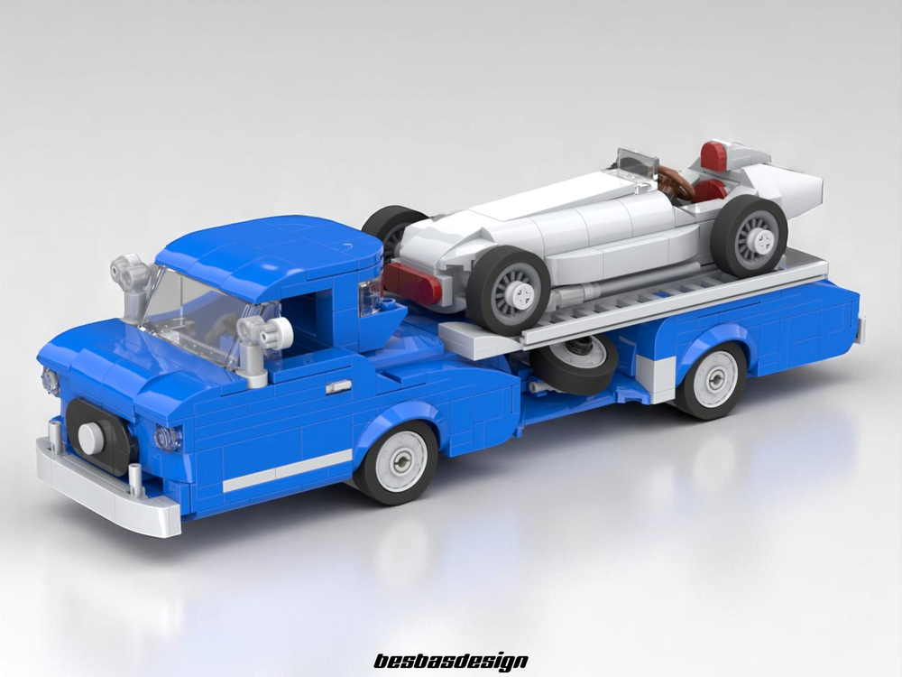 Lego Mercedes Blue Wonder and Silver Arrow