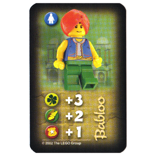Lego Trading Card, Orient, Heroes - Babloo / [No Color/Any Color]