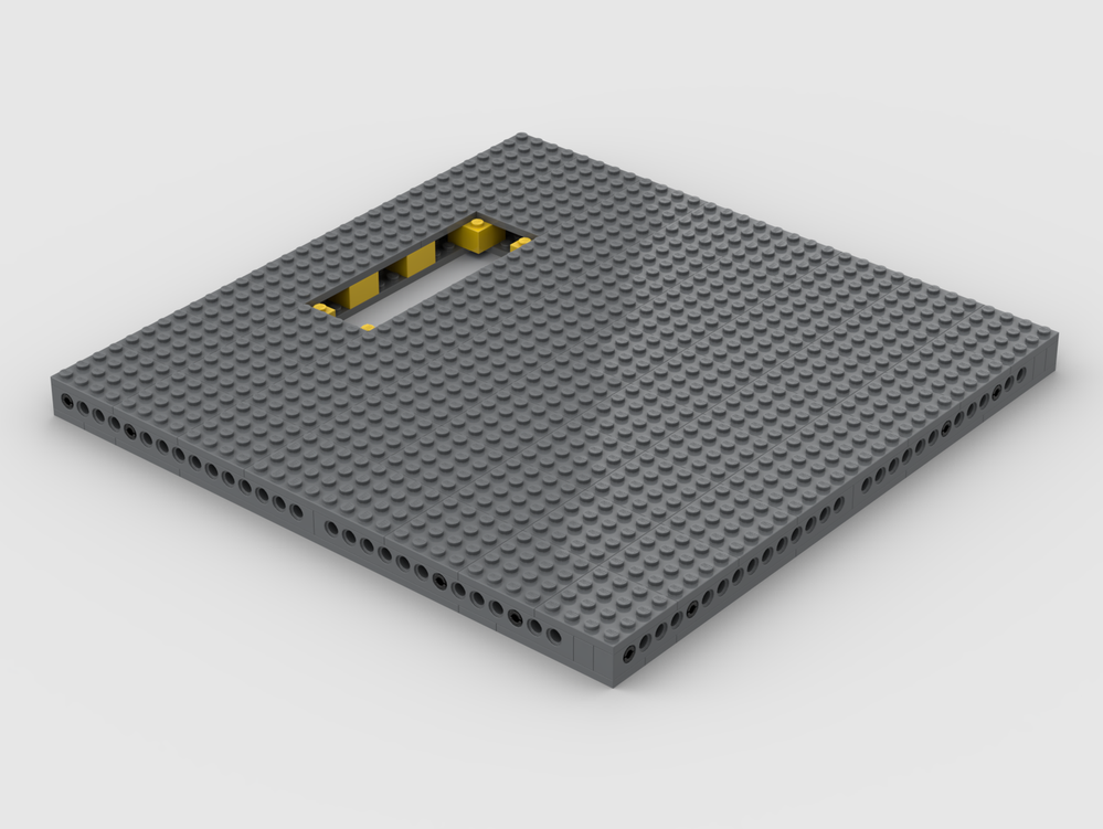 Lego New Hashima 2.0 MILS on top