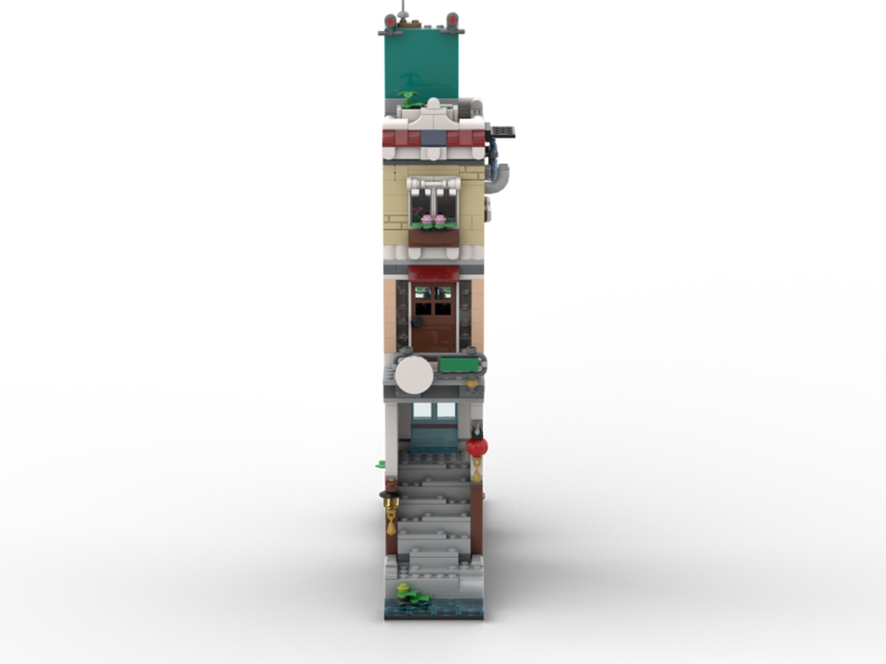 Lego Ninjago City Noodle Shop + Platform + Appartment