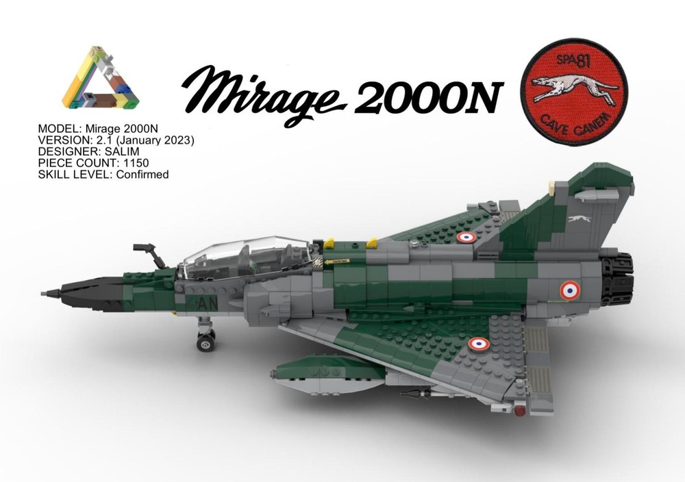 Lego Dassault Mirage 2000 N