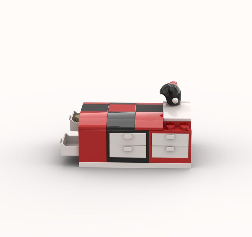 Lego bed with storage