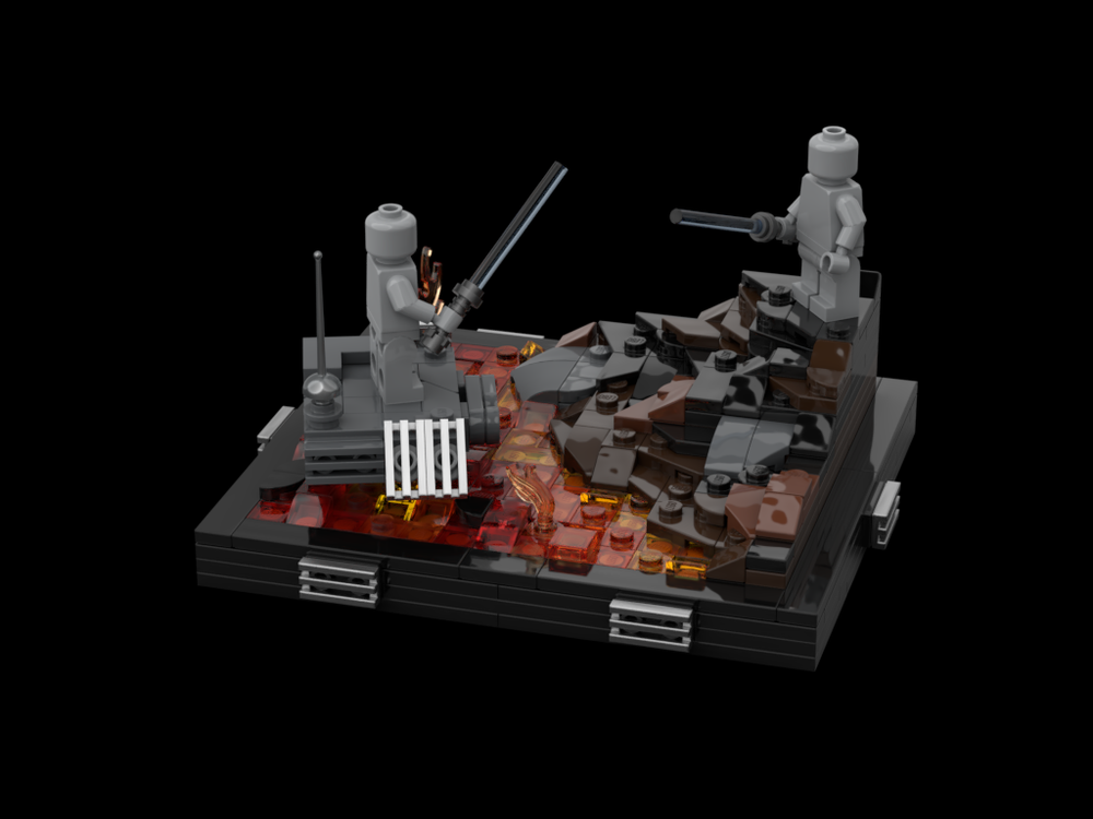 Lego Duel on Mustafar --- (Anakin & Obi-Wan)